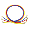 Комплект шлангов заправочных CT-336-RYB-HV (0.9м 1/4-5/16" 3шт с вентилем) DSZH